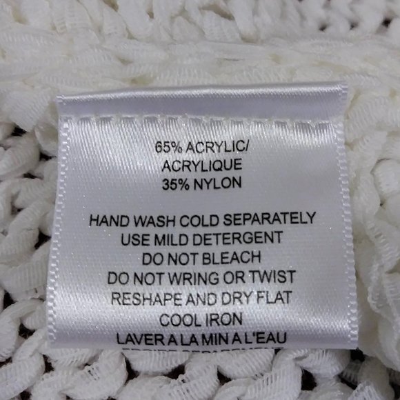 SYDNEY EASTON SWEATER OPEN KNIT TUNIC LONG SLEEVED - Picture 8 of 8